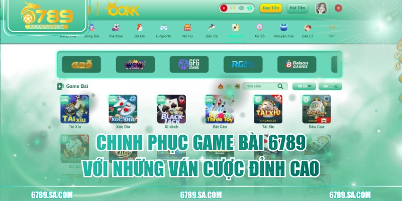 Chinh Phục Game Bài 6789 Với Những Ván Cược Đỉnh Cao