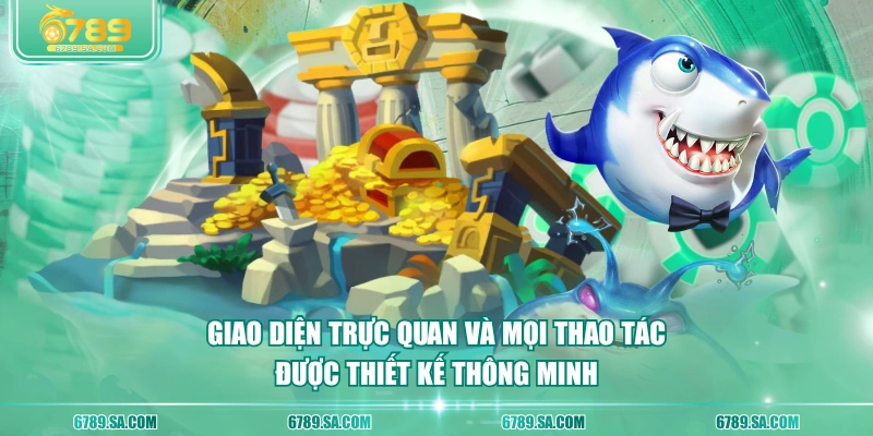 Giao diện trực quan và mọi thao tác được thiết kế thông minh